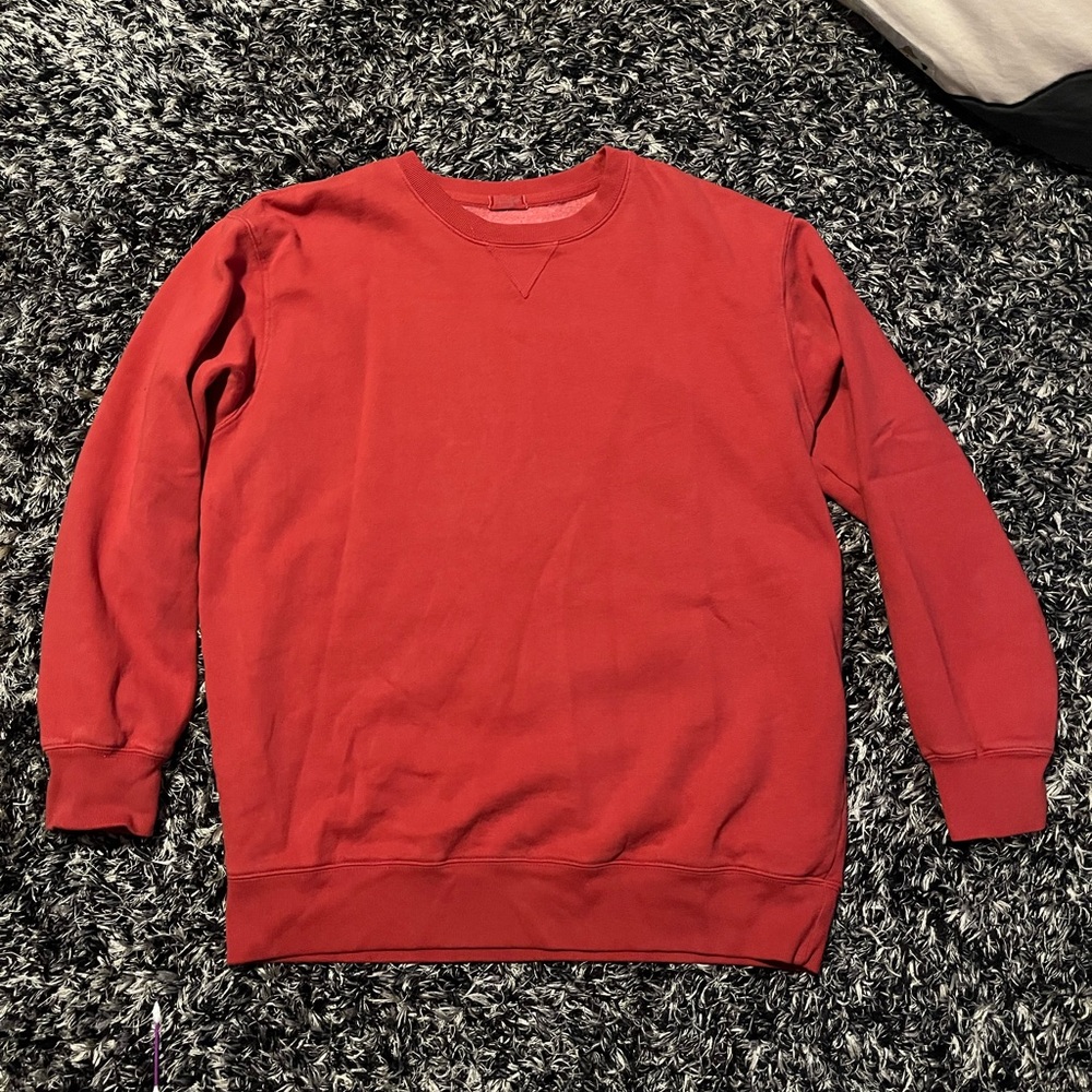 Brandy Melville Oversized Red Sweatshirt